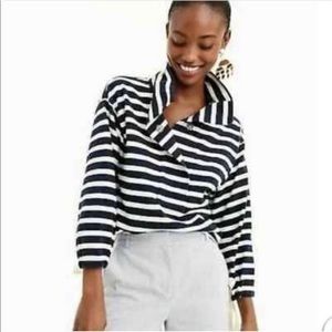 BEING DELETED. J. Crew Striped Popover
